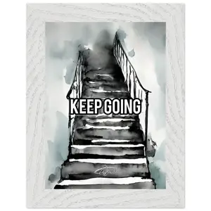 Deveondi Premium Wooden Framed Poster With Premium Matte Paper 13x18 cm / 5x7″