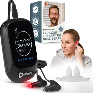 LifePro LED Light Device for Nose & Ears Rechargeable Near-Infrared Nasal Tool for Sinus and Ear Comfort Compact and Portable Wellness Device