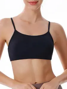Women Seamless High Impact Sports Bra with Removable Pads and Cross Back Straps for Yoga Running Workout Fitness Gymwear