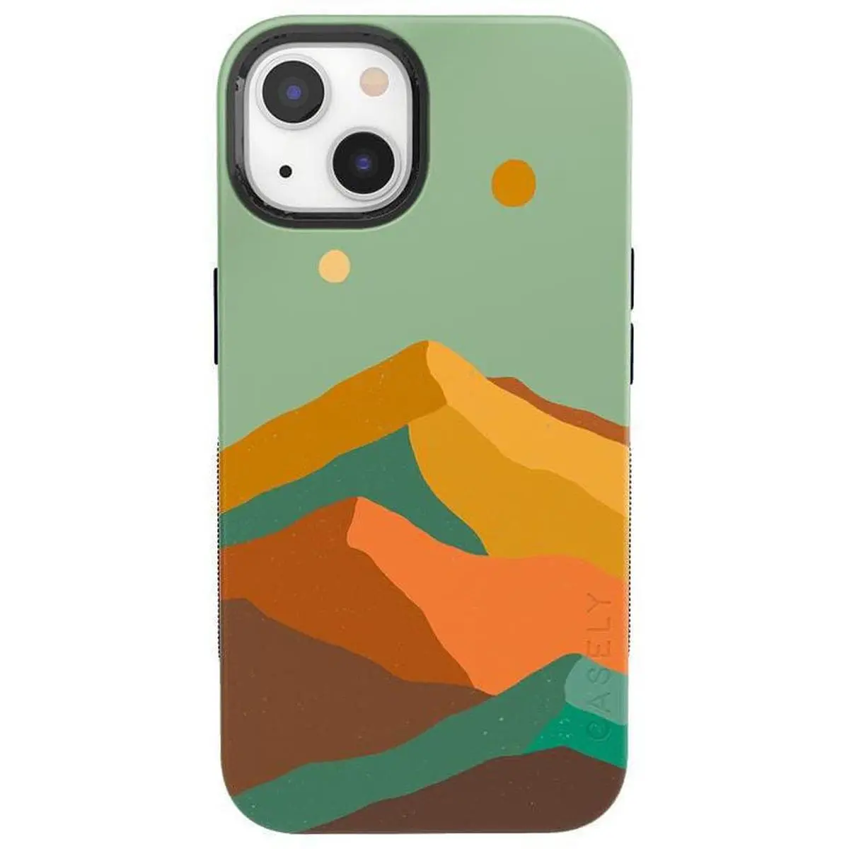 Casely iPhone 13 Case | Endless Peaks | Colorblock Mountain | Bold Protective Design | Compatible with MagSafe