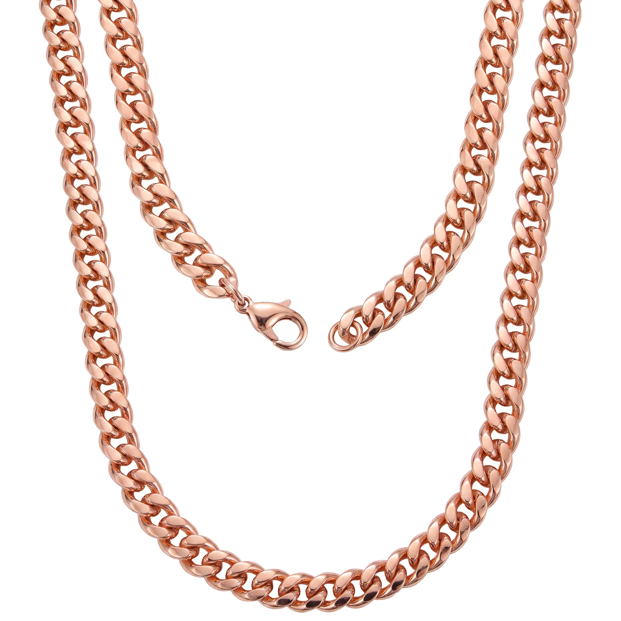 Jecanori  Pure Copper Necklace for Men, 3500 Gauss Ultra-Strength Neodymium Magnet Chain, Adjustable Jewelry Gift with Sizing Tool (for Women-Compatible)