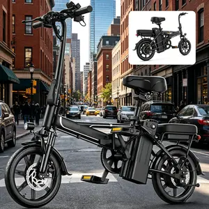 US 14" Foldable Electric Bike for Adults | 750W Peak Motor, 22 MPH Speed | 48V 10.4Ah/15.6Ah Battery, Electric Scooter| with Dual-Seat and Multi-Shock Absorption & Smart APP | With Phone Holder | UL2849 Certified Motor | Nice for Gift & Daily Commutes