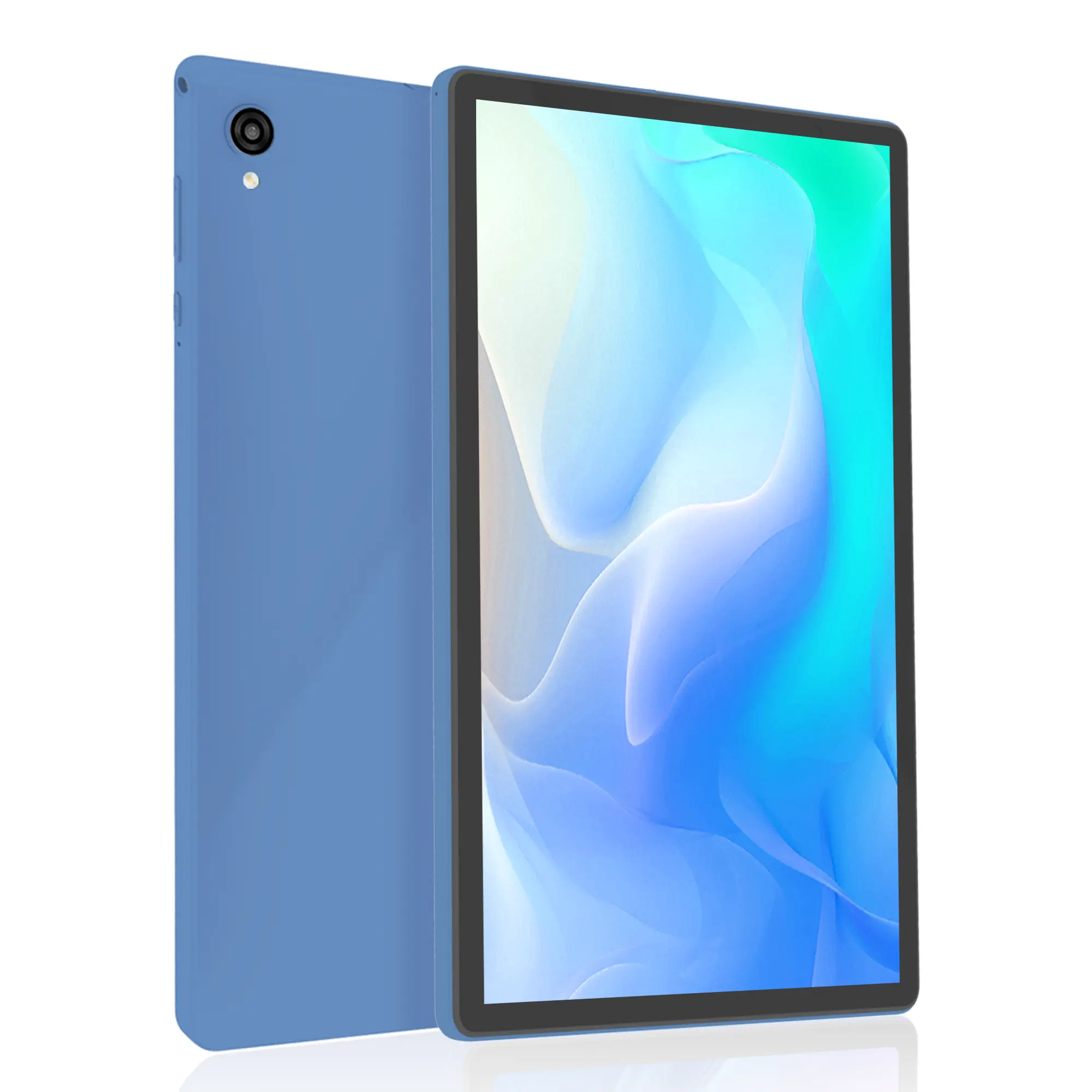 Veidoo 10.1-Inch LCD Android Tablet - Octa-Core, 32GB+1TB Expandable Storage, Wireless WiFi, Bluetooth, Rear Dual Camera, Long Battery Life, Keyboard-Compatible for Online Class & Home Entertainment, Blue Rose