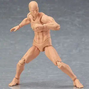 13cm Poseable Artist Mannequin Figure, Male & Female Drawing Reference Model for Sketching, Anatomy Study & Character Design