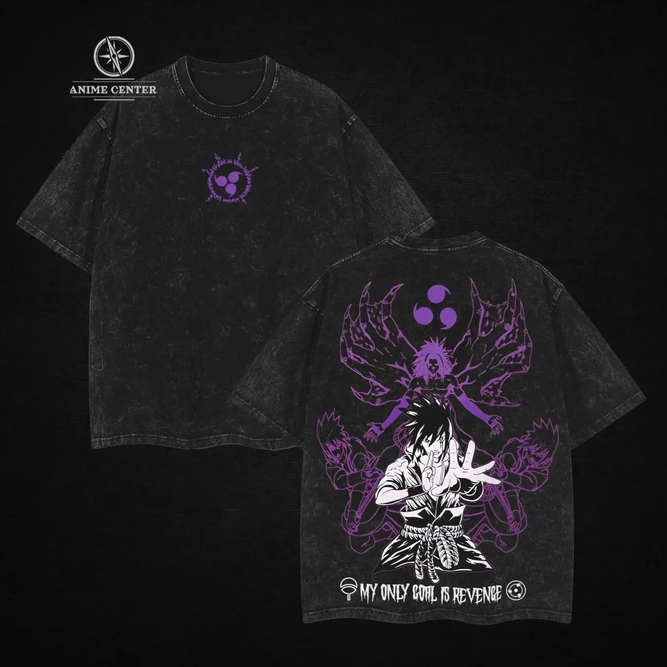 Sasuke Uchiha x Susanoo Sharingan T-shirt – Naruto Anime Vintage Washed Oversize Unisex Heavyweight Cotton Graphic Tee, Anime clothing, Anime Lover. 600
