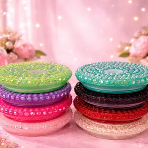 Rhinestone Libby lids