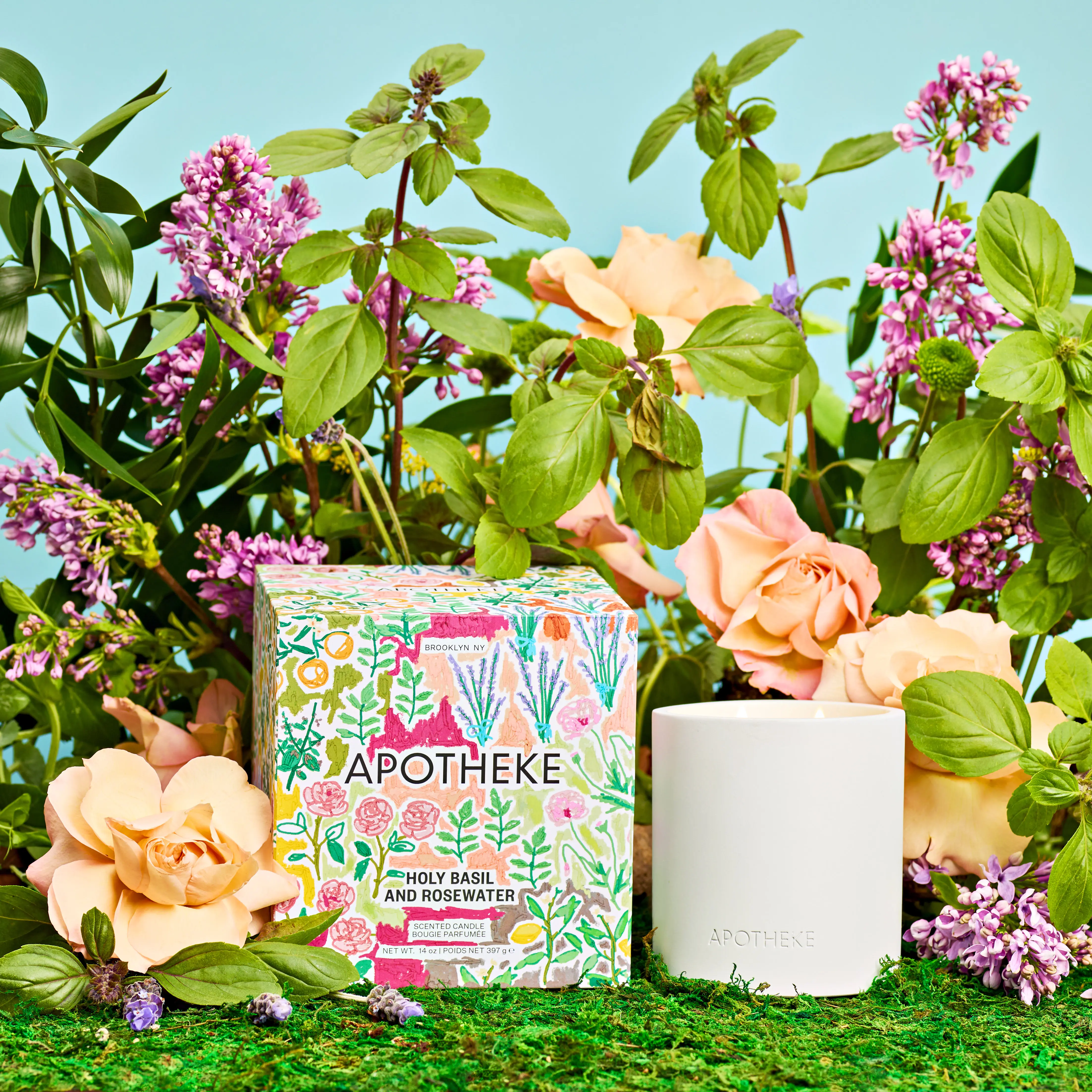 APOTHEKE Garden Collection 2-Wick Candle