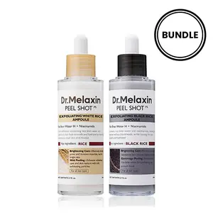 [Dr.Melaxin] Peel Shot Glow Peeling Ampoule DUO - Soft Exfoliating Face and Body Scrub Dead Skin Cells Remover for All Skin Types korean skin care