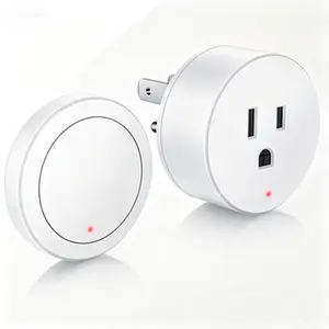 Wireless Remote Outlet Switch, 15A 1500W Heavy Duty, Garbage Disposal Control Kit, No Drilling on Sink Top, 500ft RF Range Long Distance, Air Switch Button Replacement