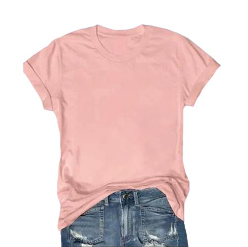 【Limited time deal】Women's Short Sleeve T-Shirts Multipack, Solid Color Round Neck Casual Tee Tops Women Underwear(T-shirt only)