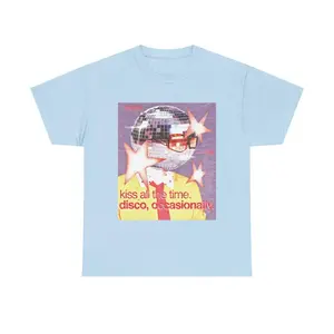 Harry Styles Kiss All The Time Disco Occasionally T-shirt 100% Cotton
