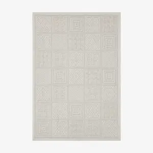 Katia White Machine Woven Rug
