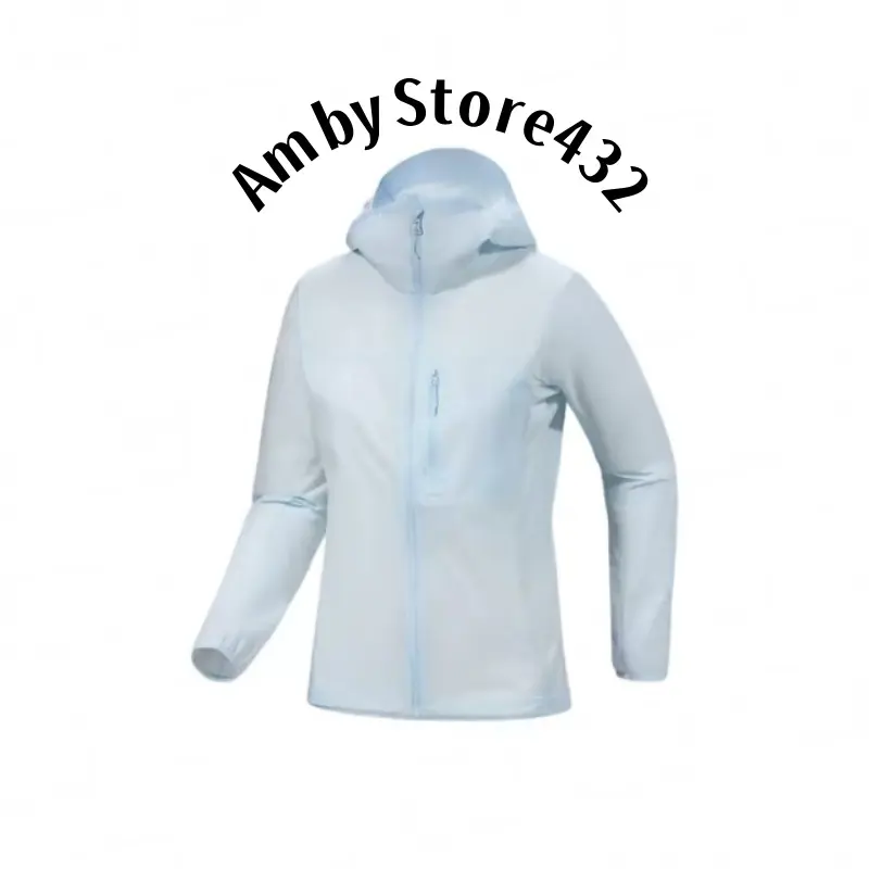  Men Women Rain Jacket Unisex Lightweight Wind Resistant Hooded Coat for Outdoor Sports Daily Commute