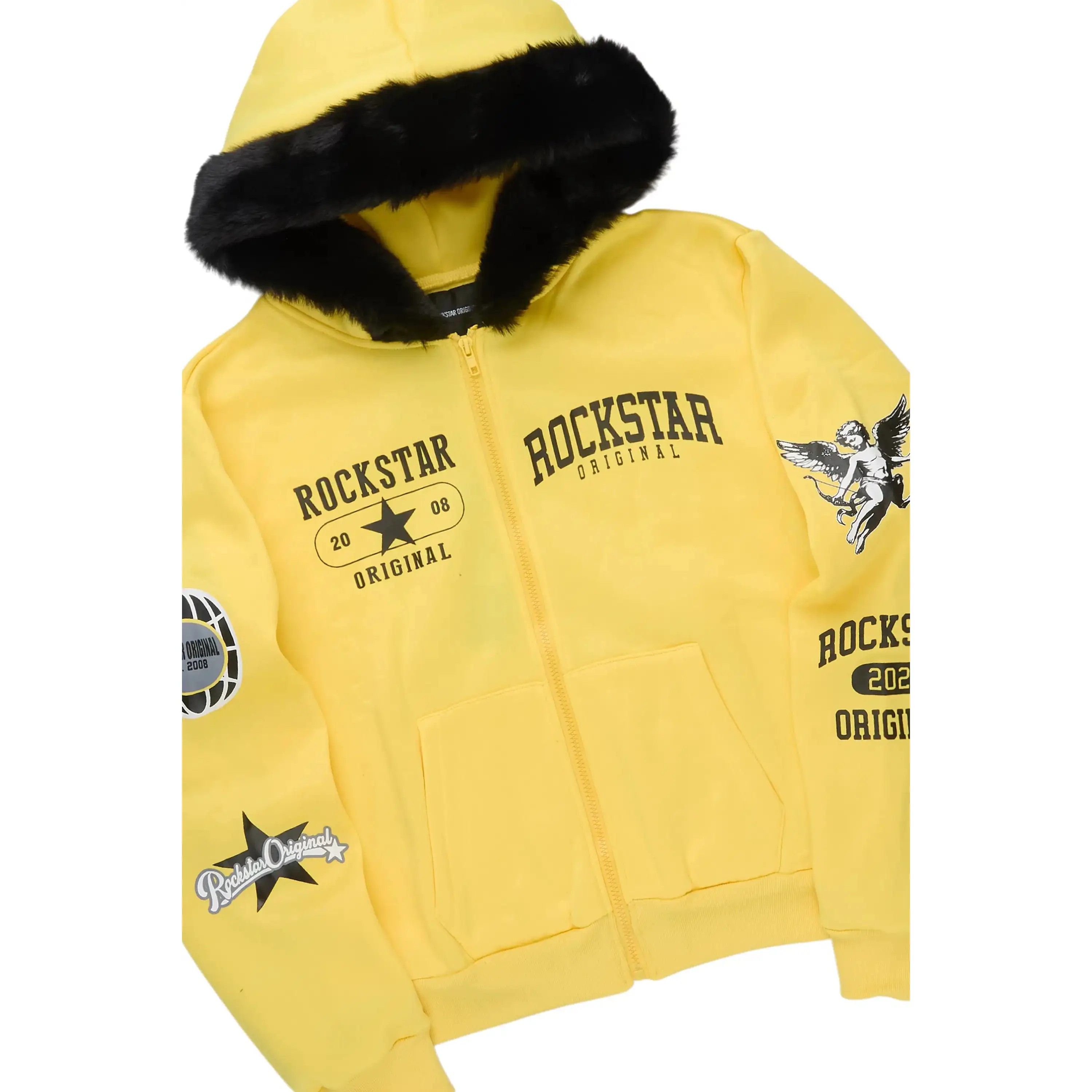 Chastity Yellow Stacked Track Set - TikTok Shop