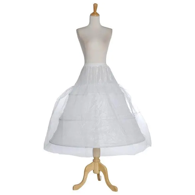 J008 Petticoat Underskirt Hoop White Petticoat Underskirt For Dress Gown