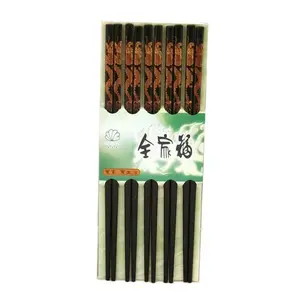 5 Pairs (10 pcs) of Chopsticks with Dragon Painting