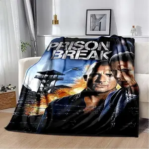 Prison Break TV Show Blanket Lightweight Skin-friendly Soft Breathable Ultra Warm Blanket Bedding Travel Bedding