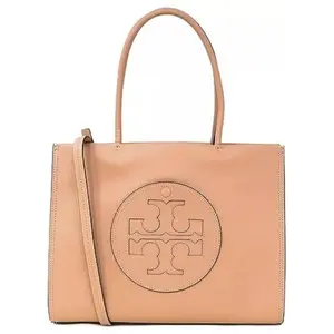 Tory Burch Ella Leather Tote Bag With Adjustable Detachable Strap For Women