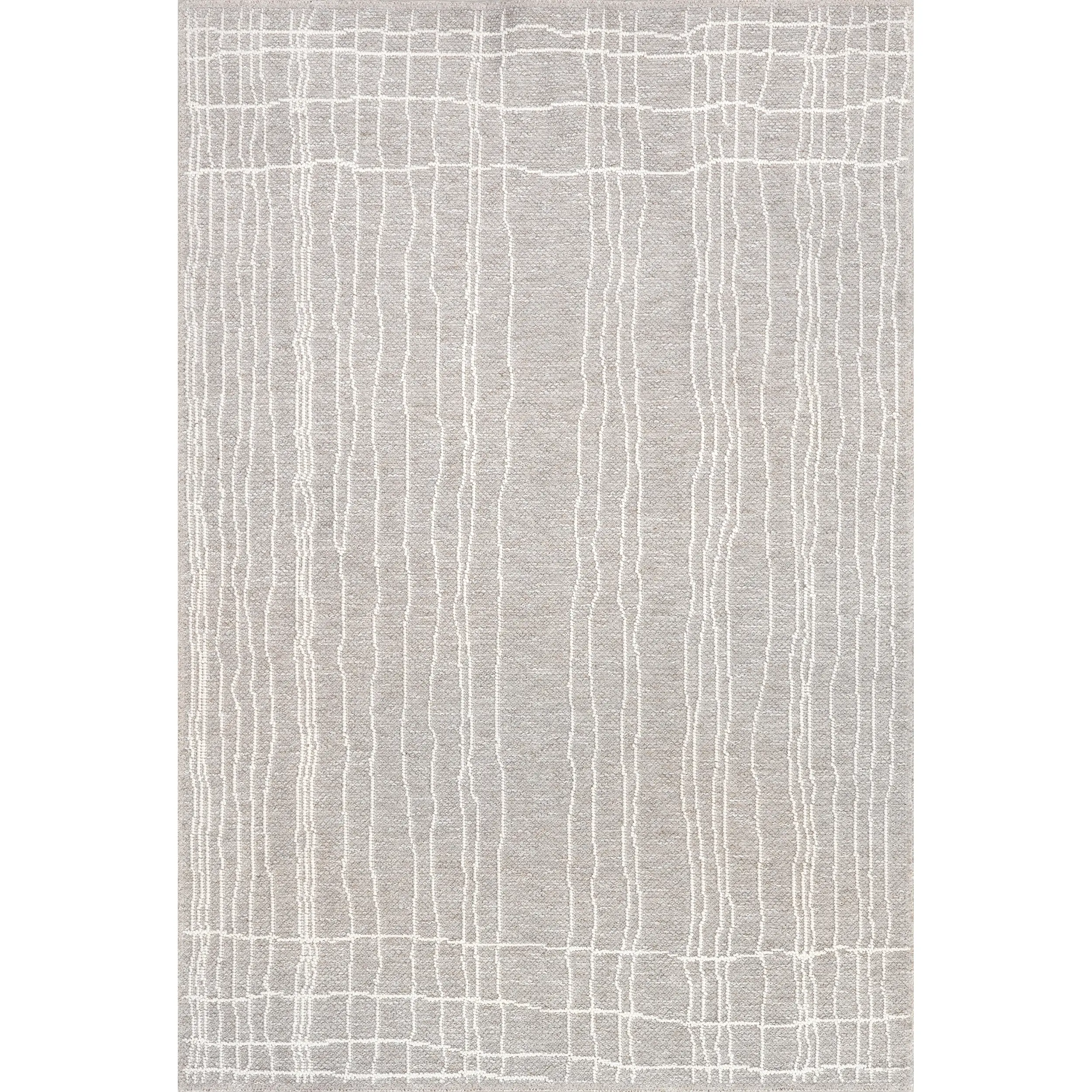 Cortney Casual Wavy Striped Area Rug
