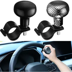 Universal Steering Wheel Knob Spinner, 360 Degrees Rotation Suicide Knob Handle, Heavy-Duty Turning Tractor Accessories for Cars, Trucks, Boats, Golf Carts
