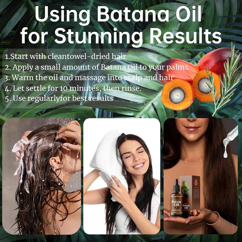 CARVENCHY Batana Oil with Rosemary for Revitalizing Hair - Nourishing Batana Oil with Natural Rosemary for Strong & Healthy Hair - Plant Extract Haircare & Scalp Treatment Serum