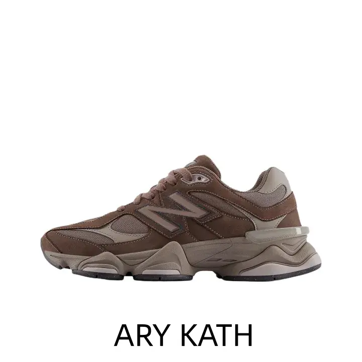 Mocha brown multi-layer splicing dad shoes matte suede and lightweight mesh composite upper Reinforced heel counter shock absorption structure outdoor long-distance walking trainers