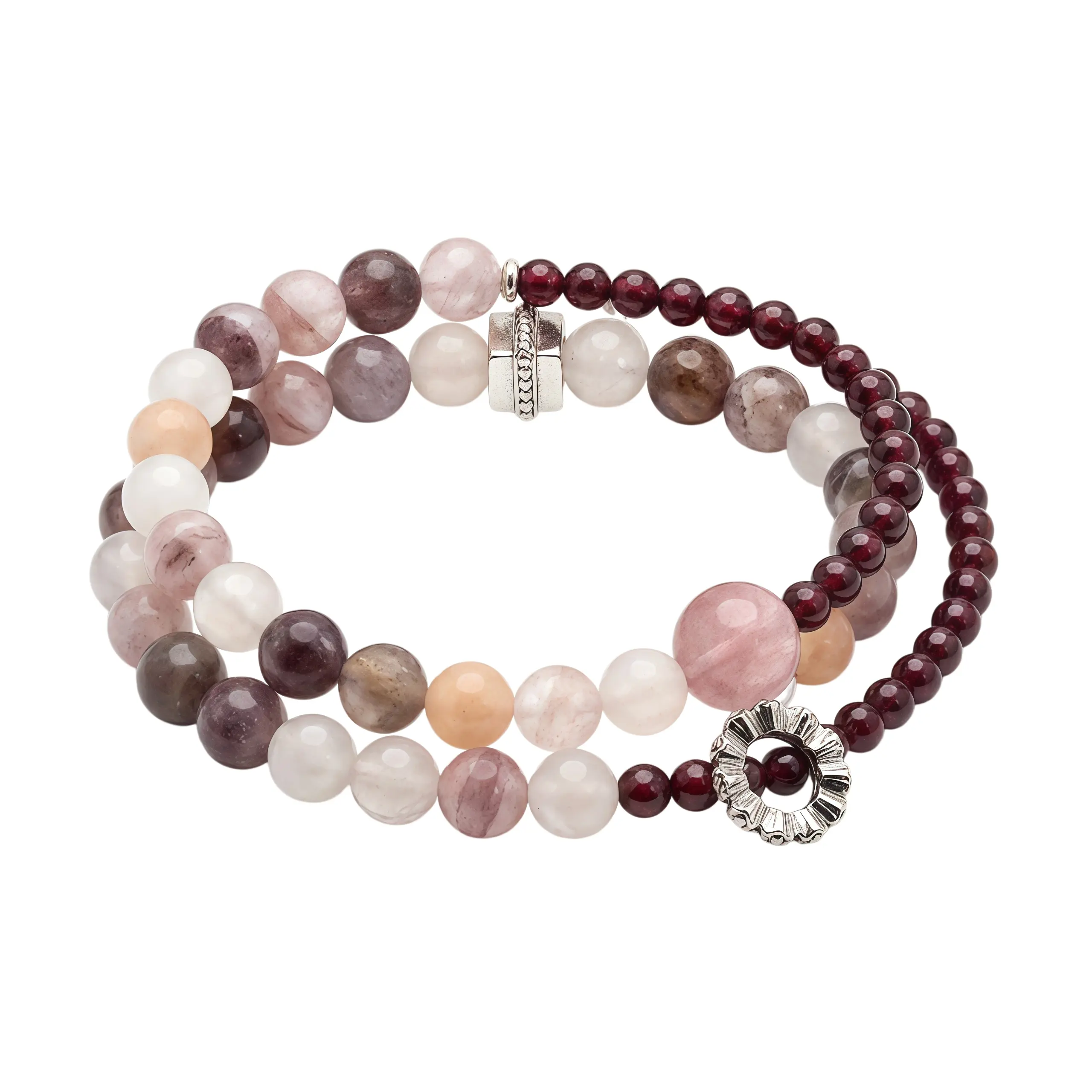003 Light Brown Double-Layer Bracelet, A Stylish accessory