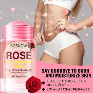 40g Rose Body Fragrance Stick, Newly Upgraded Version, 72H Long - lasting Fragrance, Also Controls Body Odor, Body Scent Is Charming, Excellent