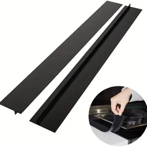 2pc Kitchen Silicone Stove Counter Gap Cover Heat Resistant Mat Gas Stove Protector Cleaning Pad Oil Dust Seal Cooker Cover for retailers&for workshops&stores