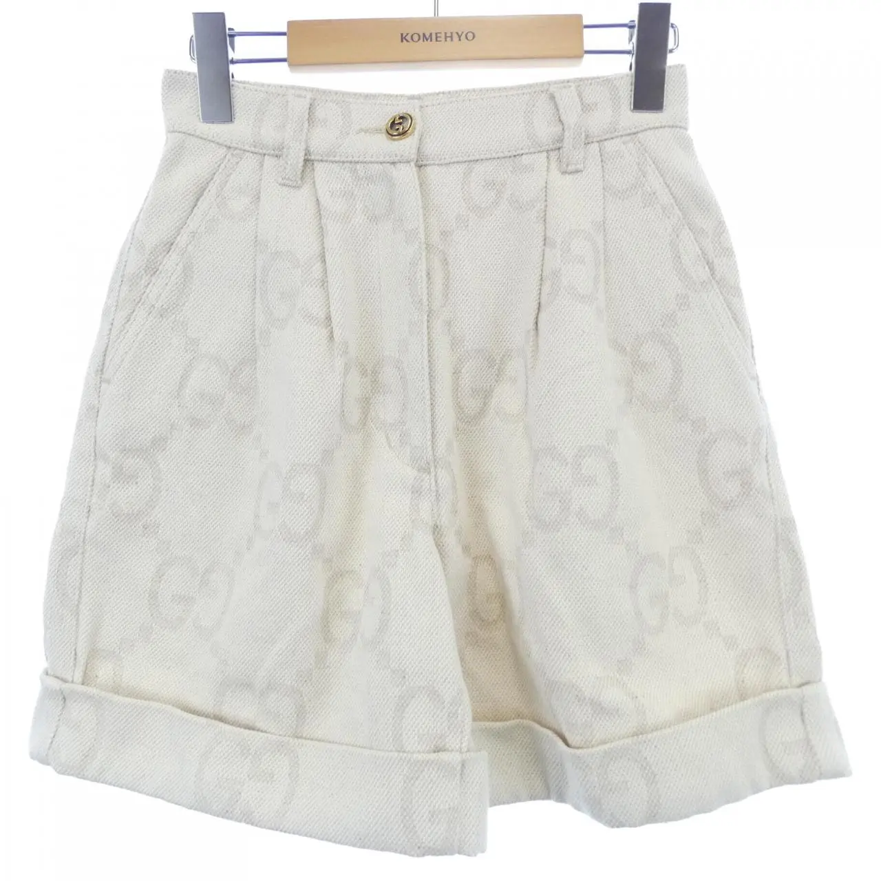 Pre-owned GUCCI Cotton Small Leather Goods Shorts