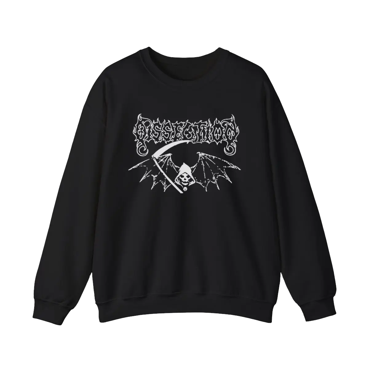 Dissection Black Metal T-shirt Sweatshirt Cotton Fabric Menswear Short Sleeves Top Canvas