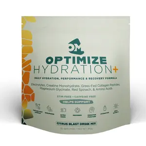 OPTIMIZE MINERALS Optimize Hydration+ Electrolyte Supplement with Magnesium & Creatine for Muscle Strength Performance & Recovery