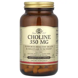 Solgar Choline, 350 mg, 100 Vegetable Capsule