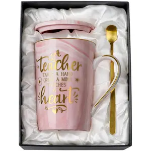 Biching Appreciation Gifts for Teacher, TeachersDay Gift Ideas, Back to School Gifts, Graduation Gifts for Teachers Surprise Gifts Box Party Gift Set Drinkware Reusable Coffee Mug Washable Cup