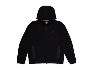 Nike Men's Sportswear Tech Fleece Windrunner Full-Zip Hoodie Black/Black, from StockX