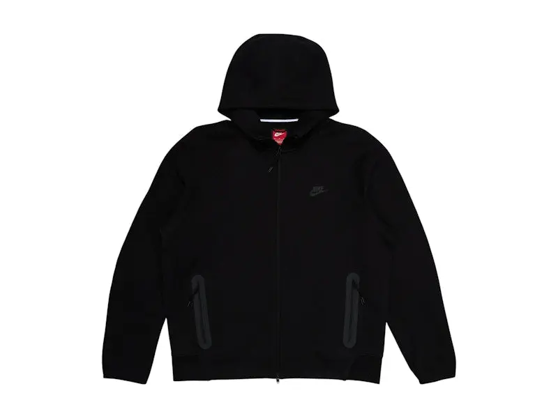 Nike Men's Sportswear Tech Fleece Windrunner Full-Zip Hoodie Black/Black, from StockX Nike Men's Sportswear Tech Fleece Windrunner Full-Zip Hoodie Black/Black, from StockX