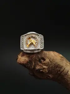 Men's Titanium Silver Color Ring, Wedding Jewelry, Pop Rock Band Hip Hop Style, Valentine's Day Gift, All Seasons