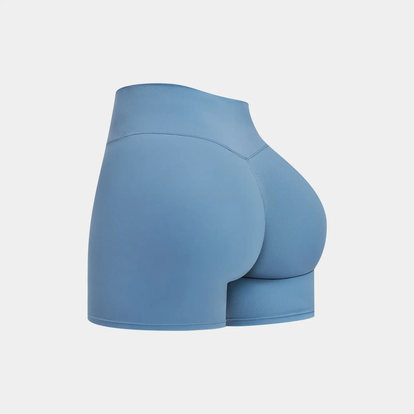 MFVIM Women's High-Waisted Bare Feel Yoga Shorts - Butt Lifting, Seamless, Elastic, Above Knee, Comfortable Stretchy, Tight-Fitting Quick-Dry Bottoms for Casual Running, Fitness, Butt Lifting Shorts, Seamless Shorts