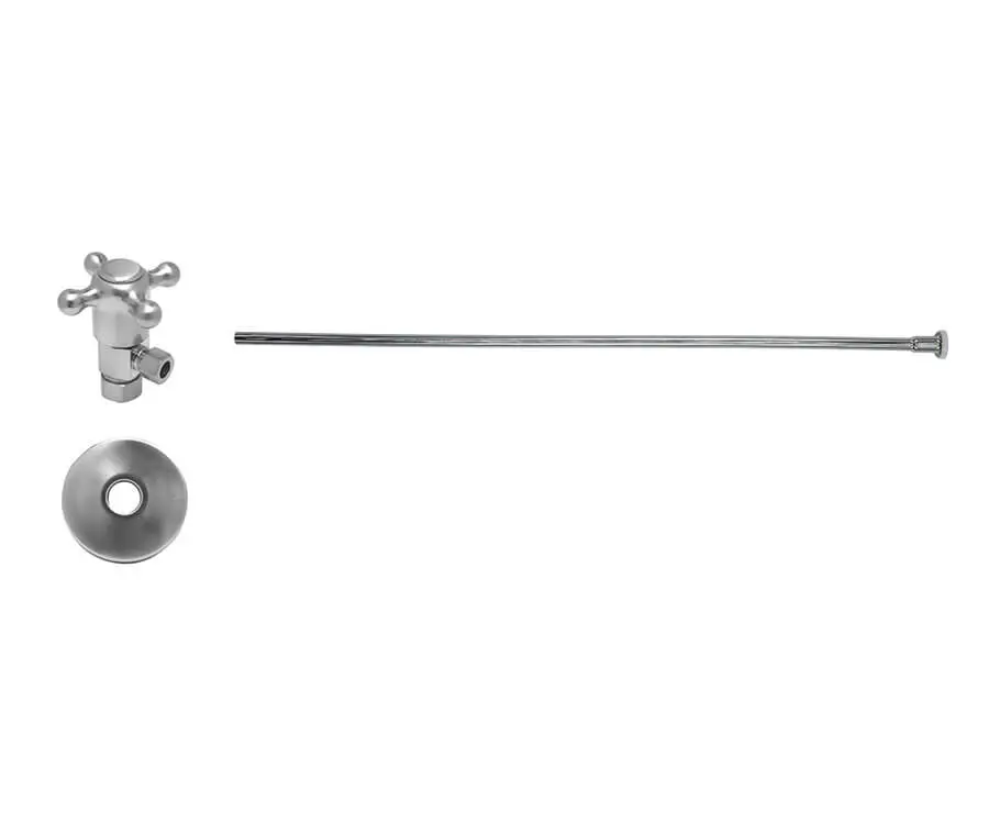 Mountain Plumbing MT4820X-NL 1/2" Compression (5/8" O.D.) Inlet x 3/8" O.D. Compression Outlet