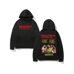 KATSEYE TOUR NEW Hoodie Aesthetic 2025 New Song Album Fashion Sweatshirt Graphic Printing Unisex Clothing Sudaderas HoodyHip-Hop, Retro Rock Style, Punk, Casual And Comfortable Fabric, Suitable For Everyday Wear.