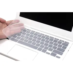 2 count 11" x 4.7" Ultra Thin Universal  Keyboard Cover  Compatible for  11"-12" MacBook   Lenono  Laptops & Chromebook Laptops (Clear)