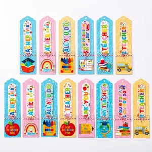 24 Sets End of Year Teacher Nail Files Appreciation Gifts Bulk for Women Teacher Include 24 Emery Boards Manicure Tools 24 Paper Sleeves 24 Gift Tag 24 Ribbon and 24 Bag Gift for Thank Teachers Gifts Party Favors