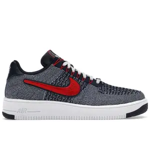 Nike Men's Air Force 1 Ultra Flyknit Low Patriots Robert Kraft Wolf Grey, from StockX