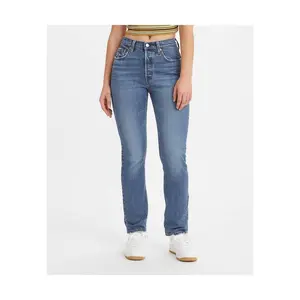 Levi's Women's High Rise Straight Leg Tailored Fit Full Straight-Leg Jeans