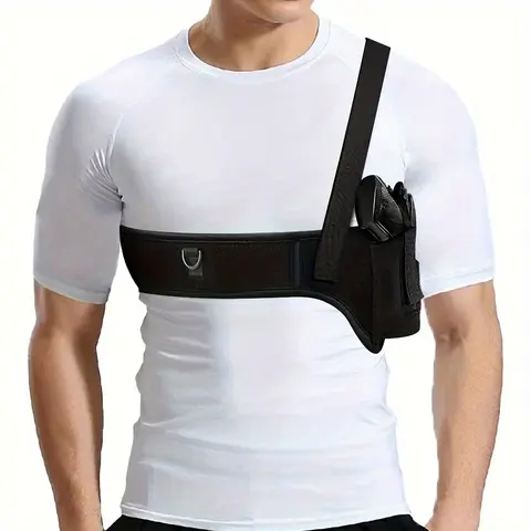 Unisex Invisible Quick-Pull Tactical Underarm Concealed Holster - Universal Fit, Quick-Draw Ease, All-Seasons, One Size Tactical Equipment for Outdoor Sports Adults