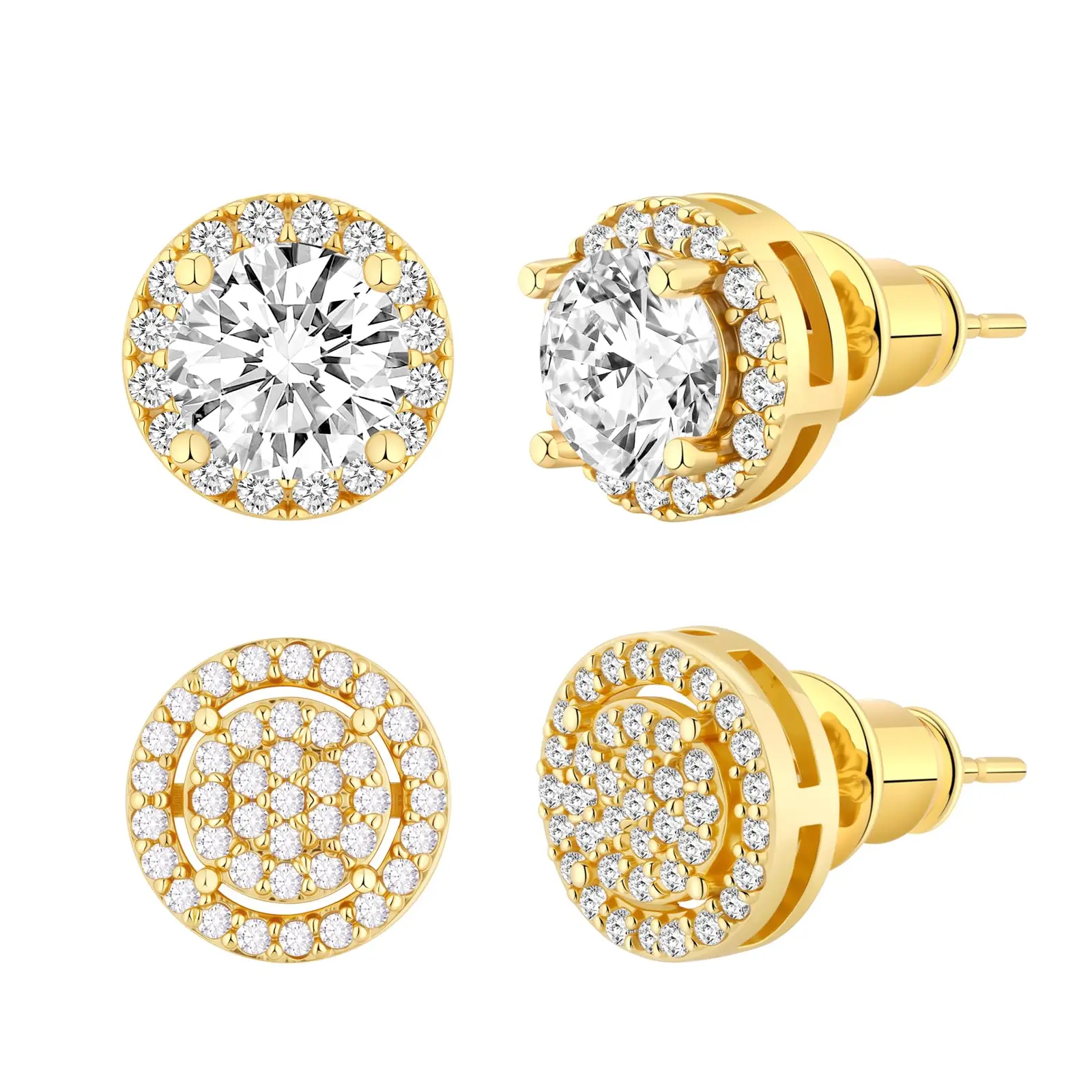 Style 1 - Stud Earrings - Yellow Gold