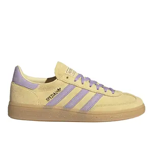 adidas Womens Handball Spezial Lace Up Sneakers Shoes Casual - Yellow