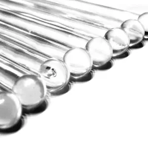 Cocktail Stirring Sticks Clear Drink Stirrers Home or Bar Party 8 Piece Set