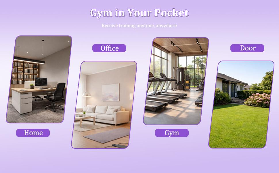 Resistance Bands with Handles, 8-Tube Foot Pedal, Natural Rubber Ankle Puller for Sit-ups & Full Body, Portable Home Gym Strength for Legs, Arms & Core