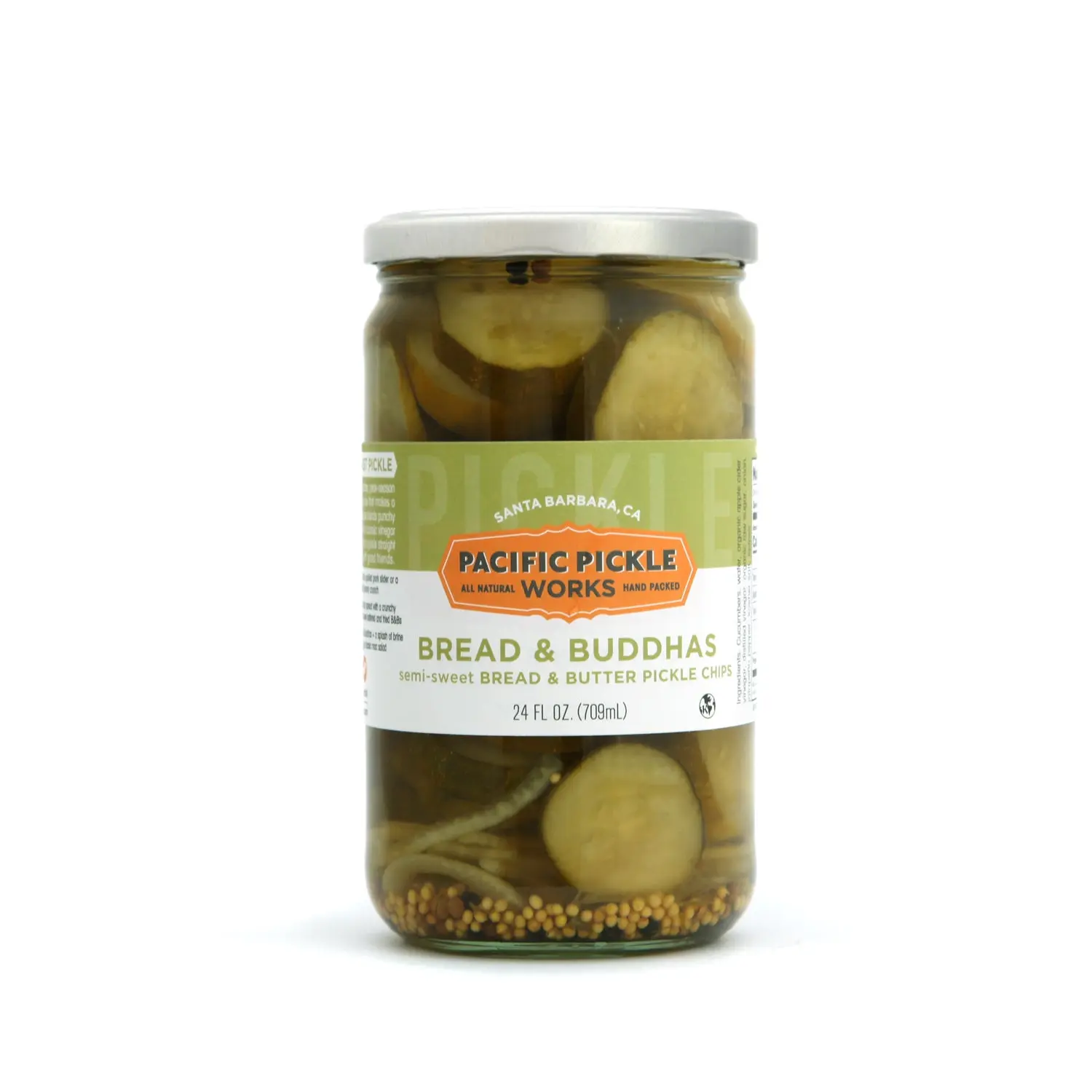 Bread & Buddhas 24oz Jar - Semi-Sweet Thick Pickle Chips